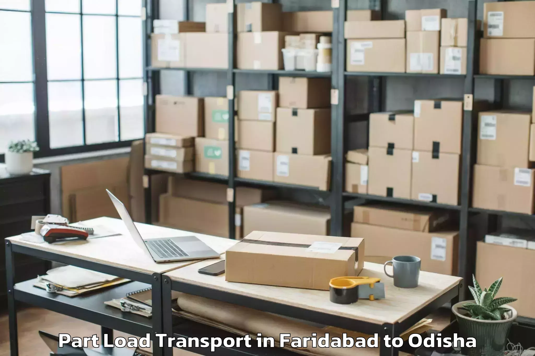 Reliable Faridabad to Bolagad Part Load Transport